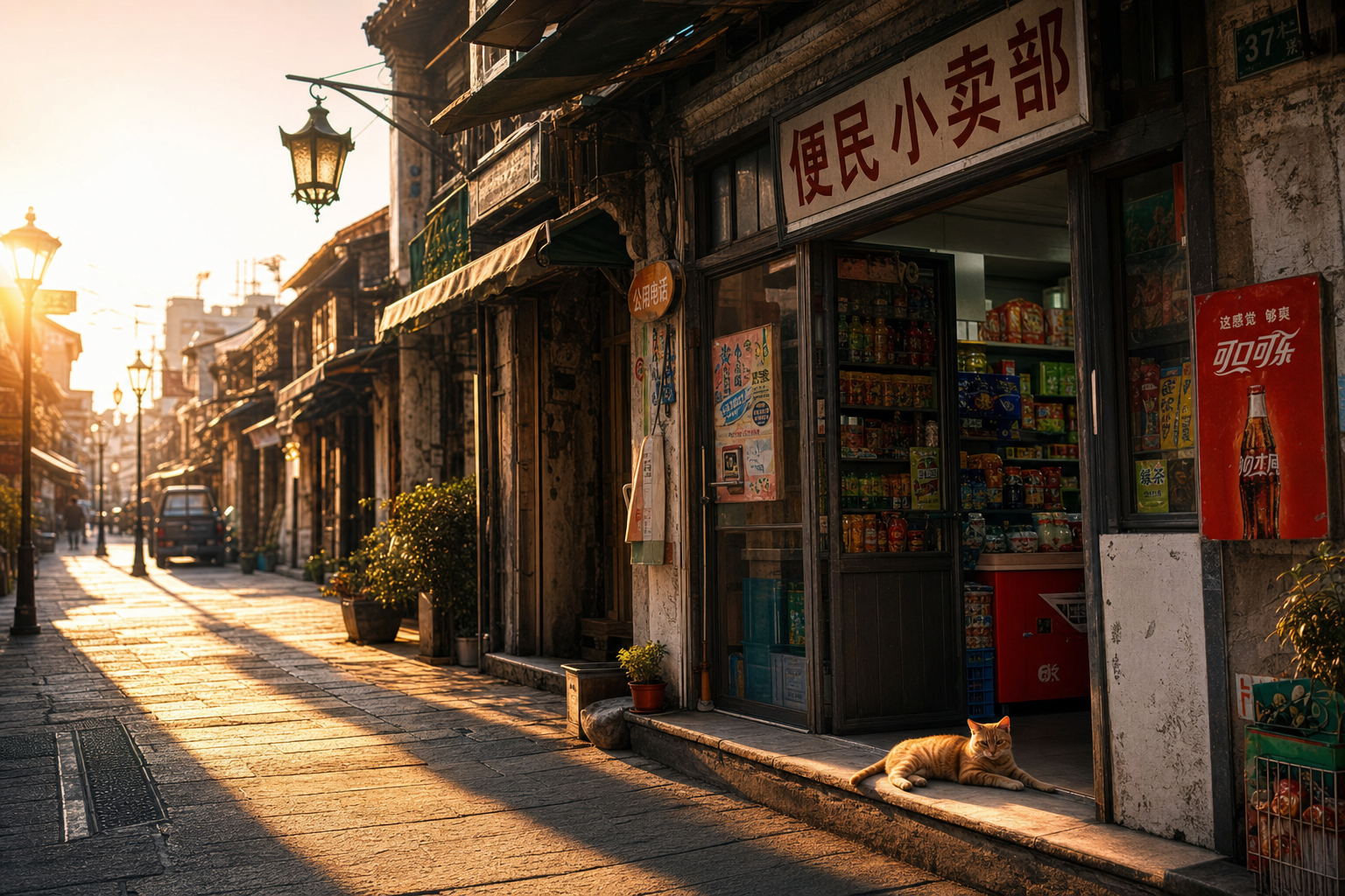 场景 · 午后街道